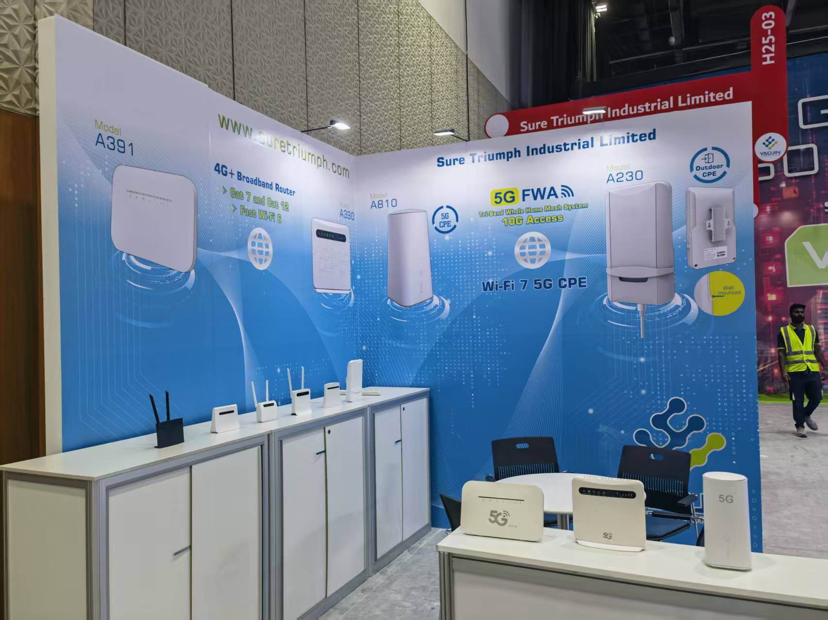 Ghlac Yaojin páirt in Expo Gitex 2025 i Dubai